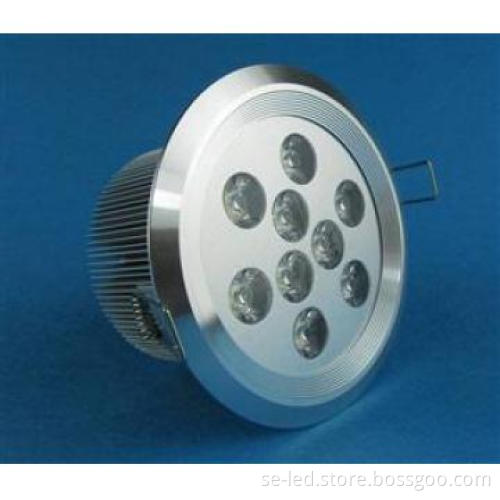 9W Warm white Dimmable Aluminium LED Ceiling Light